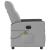 Scaun reclinabil electric pentru masaj Cloud Grey Fabric GartenMobel Dekor