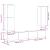 Set dulap TV 4 piese montat pe perete lemn vechi lemn prelucrat GartenMobel Dekor