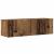 Set dulap TV 4 piese montat pe perete lemn vechi lemn prelucrat GartenMobel Dekor