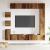 Set dulap TV 9 piese montat pe perete lemn vechi lemn prelucrat GartenMobel Dekor