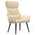 Scaun de relaxare, crem, material textil GartenMobel Dekor