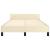 Cadru de pat fără saltea cremă 120x190 cm piele artificială GartenMobel Dekor