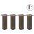Picioare măsuță de cafea 4 buc Oțel natural 30-32 cm Oțel GartenMobel Dekor