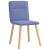 Scaune de sufragerie 2 buc țesătură Jeans Blue GartenMobel Dekor