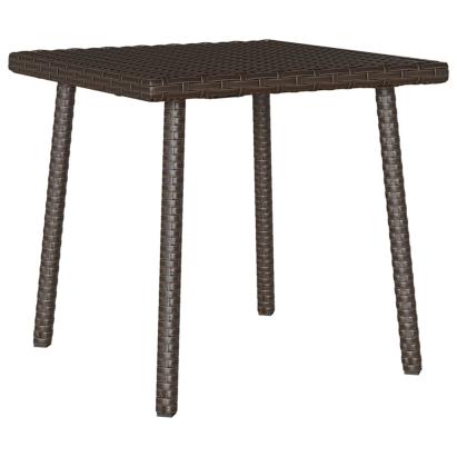 Masuta de cafea de gradina dreptunghiulara maro polirattan GartenMobel Dekor