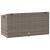 Cutie de depozitare de grădină gri 110x50x58 cm polirattan GartenMobel Dekor