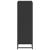 Dulap cu cărți negru 60x35x107,5 cm lemn prelucrat GartenMobel Dekor