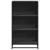 Dulap cu cărți negru 60x35x107,5 cm lemn prelucrat GartenMobel Dekor