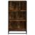 Bibliotecă, stejar fumuriu, 60x35x107,5 cm, lemn prelucrat GartenMobel Dekor