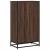 Bibliotecă, stejar maro, 60x35x107,5 cm, lemn prelucrat GartenMobel Dekor