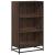 Bibliotecă, stejar maro, 60x35x107,5 cm, lemn prelucrat GartenMobel Dekor