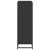 Bibliotecă, negru, 80,5x35x107,5 cm, lemn prelucrat GartenMobel Dekor