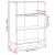 Bibliotecă, stejar Sonoma, 80,5x35x107,5 cm, lemn prelucrat GartenMobel Dekor