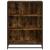 Bibliotecă, stejar fumuriu, 80,5x35x107,5 cm, lemn prelucrat GartenMobel Dekor