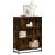 Bibliotecă, stejar fumuriu, 80,5x35x107,5 cm, lemn prelucrat GartenMobel Dekor