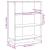 Bibliotecă, stejar fumuriu, 80,5x35x107,5 cm, lemn prelucrat GartenMobel Dekor