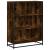 Bibliotecă, stejar fumuriu, 80,5x35x107,5 cm, lemn prelucrat GartenMobel Dekor
