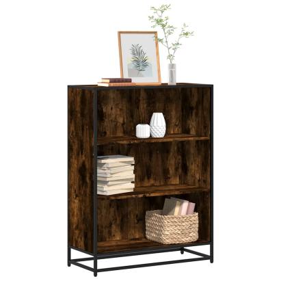 Bibliotecă, stejar fumuriu, 80,5x35x107,5 cm, lemn prelucrat GartenMobel Dekor