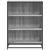 Bibliotecă, gri sonoma, 80,5x35x107,5 cm, lemn prelucrat GartenMobel Dekor