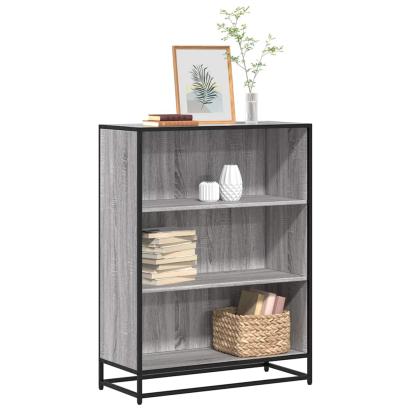 Bibliotecă, gri sonoma, 80,5x35x107,5 cm, lemn prelucrat GartenMobel Dekor