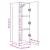 Dulap TV, lemn vechi, 30,5x30x90 cm, lemn prelucrat GartenMobel Dekor