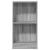 Bibliotecă, gri sonoma, 40x24x76 cm, lemn prelucrat GartenMobel Dekor