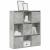Bibliotecă, gri beton, 89x24x101,5 cm, lemn prelucrat GartenMobel Dekor