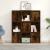 Bibliotecă, stejar fumuriu, 89x24x101,5 cm, lemn prelucrat GartenMobel Dekor