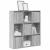 Bibliotecă, gri sonoma, 89x24x101,5 cm, lemn prelucrat GartenMobel Dekor
