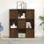 Bibliotecă, stejar maro, 89x24x101,5 cm, lemn prelucrat GartenMobel Dekor