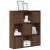 Bibliotecă, stejar maro, 89x24x101,5 cm, lemn prelucrat GartenMobel Dekor