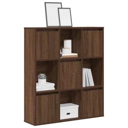 Bibliotecă, stejar maro, 89x24x101,5 cm, lemn prelucrat GartenMobel Dekor
