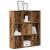 Bibliotecă, lemn vechi, 89x24x101,5 cm, lemn prelucrat GartenMobel Dekor