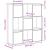 Bibliotecă, stejar artizanal, 89x24x101,5 cm, lemn prelucrat GartenMobel Dekor