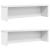 Rafturi de bucătărie stivuibile 2 buc Alb 50x15x16 cm GartenMobel Dekor