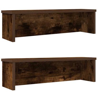 Rafturi de bucătărie stivuibile 2 buc Stejar afumat 50x15x16 cm GartenMobel Dekor