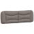 Cadru de pat fără saltea, gri taupe, 160x200 cm, textil GartenMobel Dekor