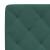 Cadru de pat cu lumini LED, verde închis, 140x190 cm, catifea GartenMobel Dekor