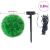 Bile artificiale din lemn de cimiș cu lumini LED 4 buc Verde GartenMobel Dekor