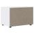 Dulap TV "VISNES" alb 60x40x38 cm lemn de prelucrare GartenMobel Dekor