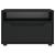 Dulap TV „VISNES” Negru 60x40x38 cm lemn prelucrat GartenMobel Dekor