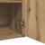 Dulap, stejar artizanal, 60x30x75 cm, lemn prelucrat GartenMobel Dekor