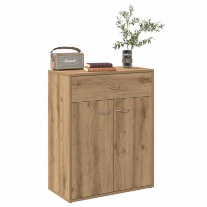Dulap, stejar artizanal, 60x30x75 cm, lemn prelucrat GartenMobel Dekor