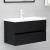 Set mobilier de baie, negru, lemn prelucrat GartenMobel Dekor