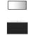 Set mobilier de baie, negru, lemn prelucrat GartenMobel Dekor