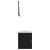 Set mobilier de baie, negru, lemn prelucrat GartenMobel Dekor