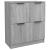 Servante, 2 piese, sonoma gri, 60x30x70 cm, lemn prelucrat GartenMobel Dekor