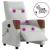 Scaun reclinabil electric pentru masaj Cloud Grey Fabric GartenMobel Dekor