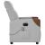 Scaun reclinabil electric pentru masaj Cloud Grey Fabric GartenMobel Dekor
