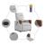 Scaun reclinabil electric pentru masaj Cloud Grey Fabric GartenMobel Dekor